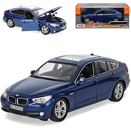 MOTORMAX B*M*W 550i 550 i 5er 5 Er GT Blau Gran Turismo F07 Ab 2009 2010 1/24 Modellauto Modell Auto