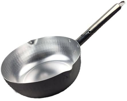 Cacerola Japonesa para Nieve, Cacerola Yukihira de Aleación de Aluminio de Calentamiento Rápido Antiescaldaduras para el Hogar (Apertura de 8,7 pulgadas (para fuego abierto))