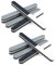 MiJunHD 3 Way Nail Buffer Emery Board, 10Pcs/Pack Nail File Manicure Pedicure Tool for Nail Trimming,Shaping, Removing Ridges, Polishing