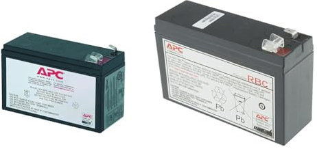 APC RBC17 - Batterie de Remplacement pour Onduleur APC BE700G-FR, BK650EI & APCRBC106 - Batterie de Remplacement pour APC Back-UPS 400VA