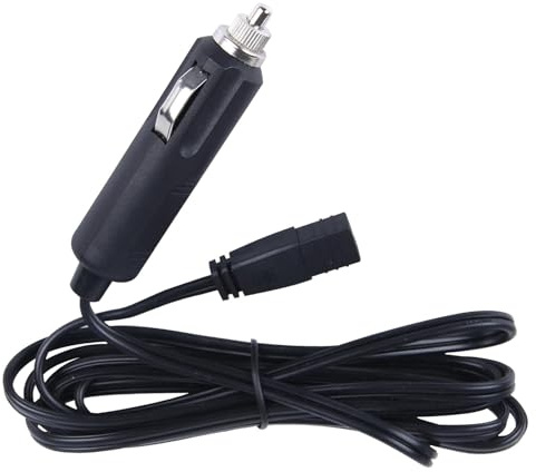 Moeckearla 2m 12V Fridge Lead,2 Pin Lead Cable Plug Wire Extension Cord,DC Replacement Power Cable for Car Cooler Box & Mini 240V Cool Box Fridge