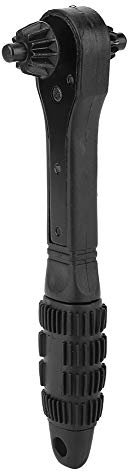 Garosa 2 in 1 Drill Chuck Ratchet Spanner, Drill Chuck Key Wrench Dual Use Ratchet Spanner for Electric Drills and Power Tools