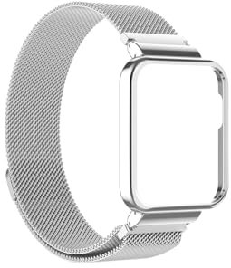 HXFFXHF Armband passend für Xiaomi Redmi Watch 3 2 Lite, Band passend für Mi Watch Lite, mit Metallschutzhülle, Stoßstangenschlaufe, Armband für Redmi Watch