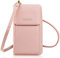 Kleine Damen Umhängetasche Cross-Body Handtasche mit vielen Fächern, Geldbörse Portemonnaie mit Rundum-Reißverschluss, Handytasche Tasche