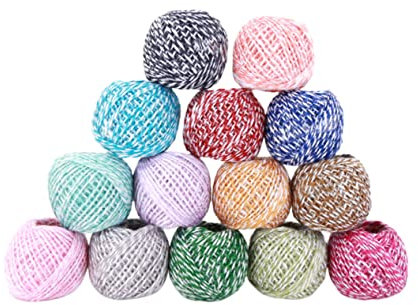 DOITOOL 14piezas Cuerda De Yute Algodon Colores Surtidos Bricolaje Floristería Manualidades