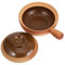 ULTECHNOVO Cazuela De Terracota olla de barro con tapa olla pequeña ollas pequeñas para cocinar ollas de barro para cocinar ollas de sopa con tapas estofado coreano Arcilla