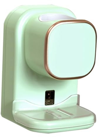 Outanaya Automatischer Zahnpasta Auspressständer Wandmontierbar Batteriebetriebener Zahnpasta Spender zu Bedienen für Badezimmer und Langlebiges Design kein Bohren