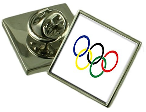Mouvement olympique badge Pin's personnalisé gravé fort