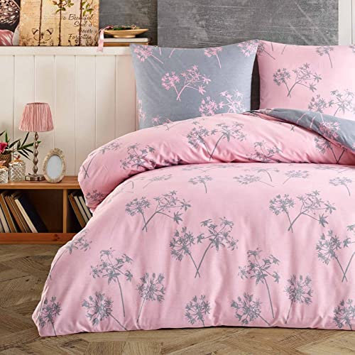 Buymax® Bettwäsche 200x220 100% Baumwolle 3-Teilig Bettbezug - Bettwäsche-Sets 200 x 220cm mit 2 mal Kissenbezüge 80x80cm, ÖKO-TEX Renforcé-Bettdeckenbezug Set mit Reißverschluss