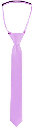 Ladeheid Kinder Jungen Krawatte KJ (31cm x 4cm, Lila)