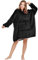 Oversized Hoodie Sweatshirt Blanket, TV Super Soft Warm Comfortable Blanket Hoodie, Soft Cozy Warm Comfortable Novelty Hoodies, One Size Fits All, TV-Blanket for Men Women Teenagers Kids