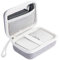 Khanka Hard Case for Fujifilm instax Mini Link Smartphone Portable Printer.Fits Film Photo Paper and Cables.(Gray&White)