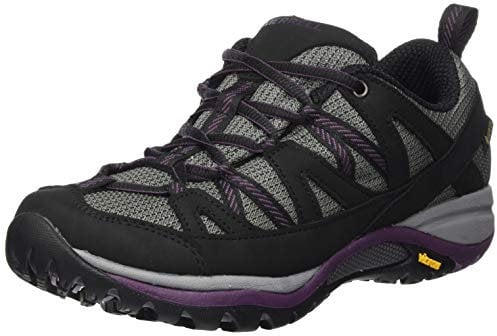 Merrell Women's Siren Sport 3 GTX Waterproof Walking Shoe, Black/Blackberry, 6