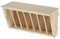 Kerbl Heuraufe (L x B x H 37 x 17 x 20 cm, mit Sitzbrett, aus unbehandeltem Holz, für Kaninchen) 81799
