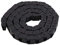 Cable Drag Chain,R28 Black Nylon Drag Chain Cable Wire Carrier 1000mm/40 Long for 3D Printer/CNC Router Machine