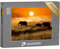 puzzleYOU: Puzzle 1000 Teile „Elefantenfamilie bei Sonnenuntergang, Nationalpark von Afrika“ – aus der Puzzle-Kollektion Safari