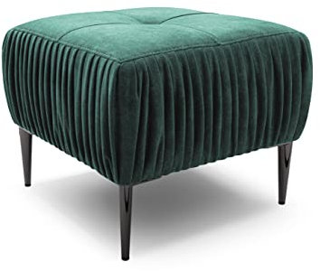 Hocker Sitzhocker Rino Bequemer und Moderner Fusshocker mit Holzfüßen Sitzbank Sitztruhe Elegante Angenehm Polsterhocker - Innovatives Stilvoller Allrounder Modern Desing (Vena 4)