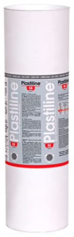 Jacques Herbin 10755T - Packung Modelliermasse Plastiline für den Modellbau, 10 kg, zum modelieren, H55 medium, 1 Pack, Dunkelgrau