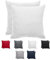 Komfortec Kissenbezug 40x40 cm 2er Set aus Gebürstet Mikrofaser mit Reißverschluss, Atmungskativ und Weich – Weiß