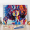 Peinture africaine par numéros adultes, peinture à l'huile DIY fille noire peinture par numéros sur toile pour adultes enfants, peinture colorée par numéros kits de peinture acrylique 40 x 50 cm (sans