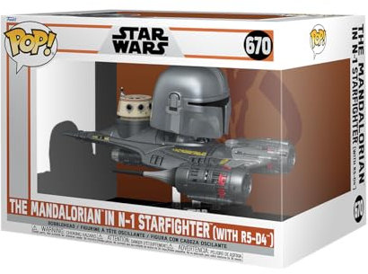Funko POP! Rides: Star Wars: the Mandalorian S9 - Mandalorian In N1 Starfighter - Collectable Vinyl Figure - Gift Idea - Official Merchandise - Toys for Kids & Adults - TV Fans