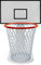 LXURY Basketballkorb-Mülleimer, weißes Holz, Hoop-Abfalleimer für Zuhause, Küche, Wohnzimmer, Schlafzimmer, Büro, Café, Fitnessstudio