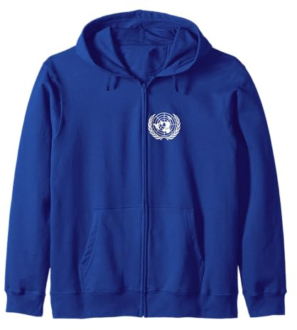 Bandera de las Naciones Unidas Sudadera con Capucha