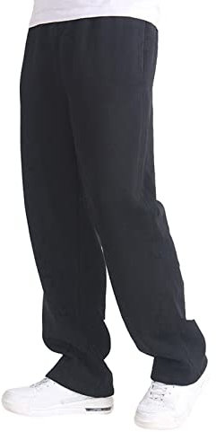 Sport Hose Herren Langgröße Fitness Sweat Hosen Herren Elastischer Bund Mit Kordelzug Hose Taschen Winter Warme Casual Jogginghose Herren Tommy Jogginghosen Sportkleidung