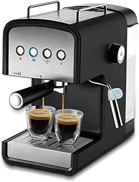 Cafeteras integradas Máquina de café Espumador de leche Electrodomésticos Cafetera capuchino de espuma eléctrica (Color: SF3529, Tamaño: UE) (Sf3529 AU)