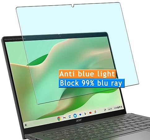 Vaxson 2 Stück Anti Blaulicht Schutzfolie kompatibel mit Acer Chromebook Enterprise Spin 714 CP714-2W CP714-2WN 14 Laptop Bluelight Displayschutzfolie ( nicht Panzer Schutz Glas folie )