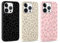 Yoedge 3 Stück Handyhülle für iPhone 14 Pro Max Hülle 6,7,Leopard Muster Design Frauen Mädchen Aesthetic Handyhülle Dünn Weich Schlanke Silikon TPU Flexible Stoßfest Schutzhülle für iPhone 14 Pro Max