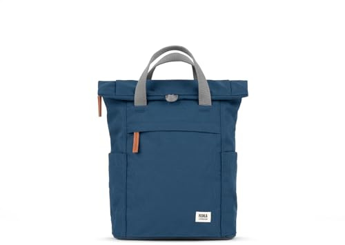 ROKA London Finchley A Medium Recycled Canvas (Deep Blue)