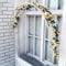 Gartenbogen Metall Rosenbogen halbrund Torbogen für die Wandmontage Rankhilfe für Kletterpflanzen Pergola für Fenster Türen Eingänge Dekorativ