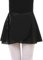 Ballettrock Mädchen Chiffon Ballett Wickelrock Tanzrock Verstellbare Taille Krawatten Ballett Rock Damen Schwarz L
