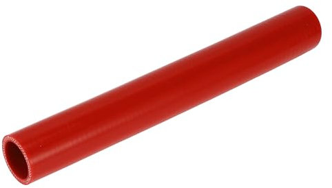 X AUTOHAUX 1 manguera refrigerante universal de silicona roja de 32 mm de diámetro interior 300 mm de longitud 0 grados