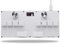 BTXETUEL SayoDevice CM51+ Rapid Trigger Keyboard for OSU!、djmax... Rhythm Game with GATERON Hall Magnetic Linear Switches with Knob Custom Programmable Keypad (White-GATERON White Switches, CM51+)