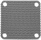 sourcing map 10PCS PC Dust Filter, 40mmx40mm PVC Computer Case Cooler Dustproof Mesh Cover Fan Grills for Computer Chassis Speaker, Black