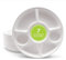 Wrap n Pac 7 Compartment Bagasse Disposable Plates Pack of 50, 100% Natural & Recyclable, Ideal for Birthday, Anniversary, BBQs, Picnics, Suitable for Hot & Cold Food, Microwave & Oven Safe