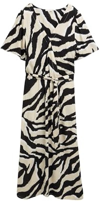 TOM TAILOR Damen Wickelkleid mit Muster