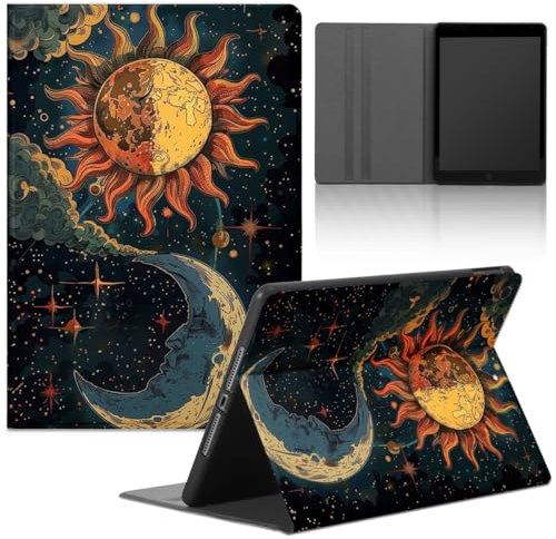 Tablet Hülle für iPad Pro 12,9 6./5./4./3. Generation 2022/2021/2020/2018, Cartoon Anime Niedlich Muster Art Ästhetik mit PU Leder Flip TPU Case Stoßfest Verstellbar Ständer Tablet Folio,Cartoon