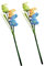 Vaguelly 2 Stück Osterhasen Basteln Hängend Kaninchen Wohnkultur Dekorationen Glitzer Basteln Häschen-Ornamente Ostern Handwerk Zufällige Farbe