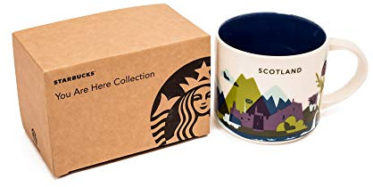 Starbucks Mug Edinburgh Scotland Set of two Demitmug Coffee Edinburgh Scotland Espresso