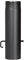 FIREFIX R130/5D Ofenrohr aus 2 mm starken Stahl (Rauchrohr) in 130 mm Durchmesser, für Kaminöfen und Feuerstellen, Senotherm, schwarz, 500 mm lang mit Regulierklappe
