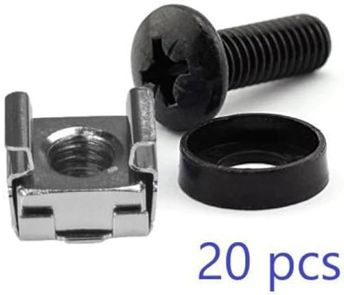 M6 CAGE NUT SET AND MOUNTING
