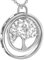 LOVORDS Damen Halskette aus 925 Sterling Silber Lebensbaum Anhänger mit Gravur Geschenk für Mama
