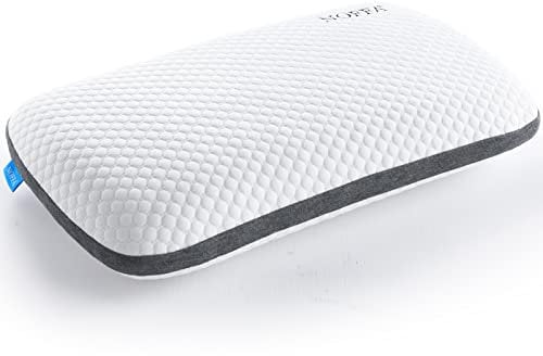 NOFFA Kopfkissen Hart Fest zum Schlafen 11 cm Höhe, Visco Feste Kissen Seitenschläfer Orthopädisch, Nackenstützkissen Memory Foam Kissen 40x60