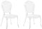 Barock Stuhl Kunststoff 2er Set transparent 2er Set stapelbar Vermont