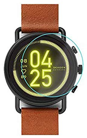 AWADUO Film de protection d'écran en verre trempé pour montre connectée Skagen HR Falster 3