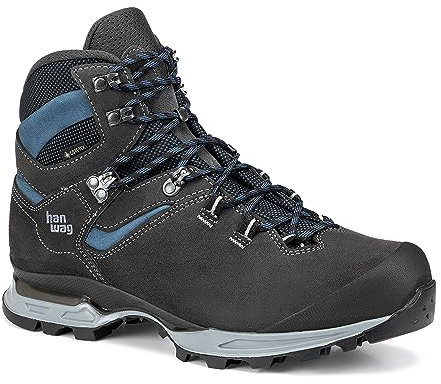 Hanwag Tatra Light Wide GTX Men Größe UK 7,5 asphalt/blue