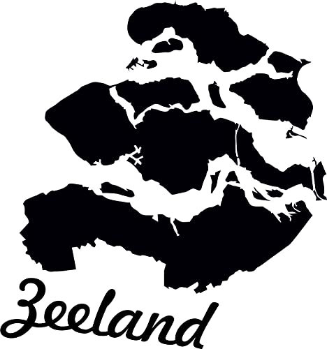 Stickerpalast 2X Auto Aufkleber Zeeland Niederländische Provinz Niederlande | 11 cm konturgeschnitten